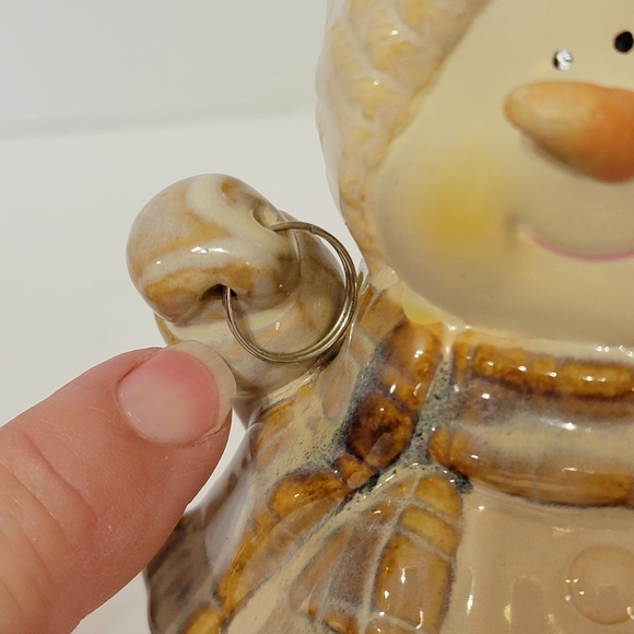 Kirkland Ceramic Christmas Snowman Tea Light Illuminary - Picture 11 of 11